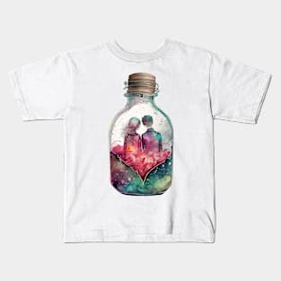 Bottle Couple Kids T-Shirt